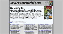 Desktop Screenshot of newenglandwaterfalls.com