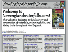 Tablet Screenshot of newenglandwaterfalls.com